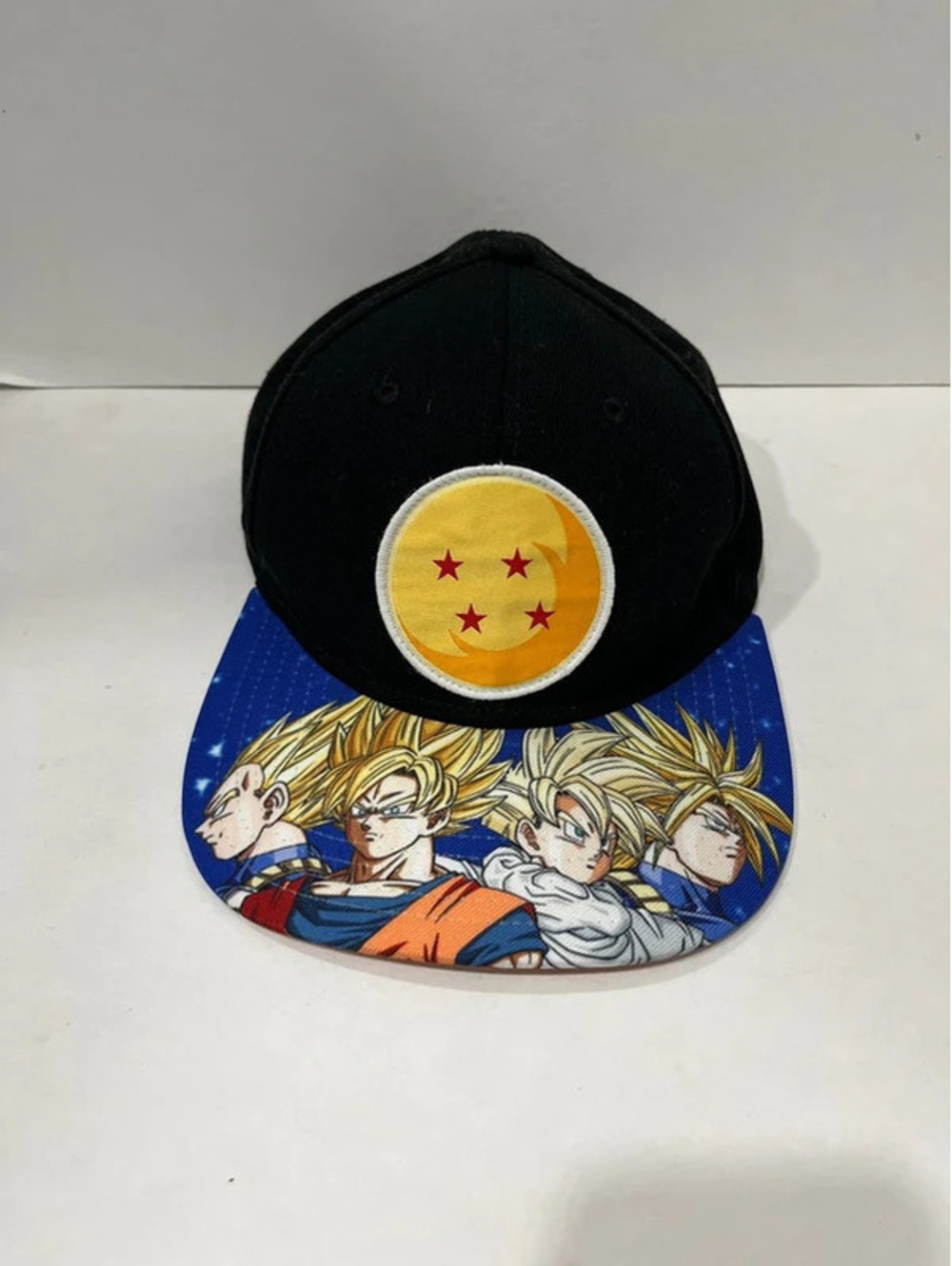 Dragon Ball Z super men’s flat snapback hat